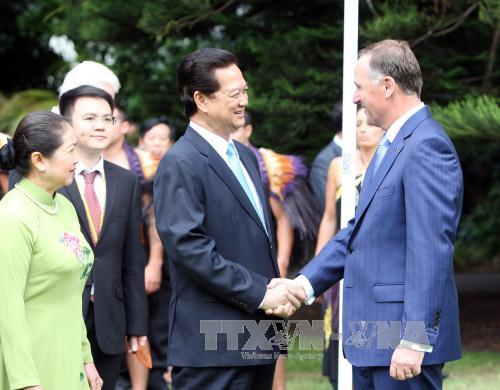 Thủ tướng Nguyễn Tấn Dũng hội đàm với Thủ tướng New Zealand ảnh 1